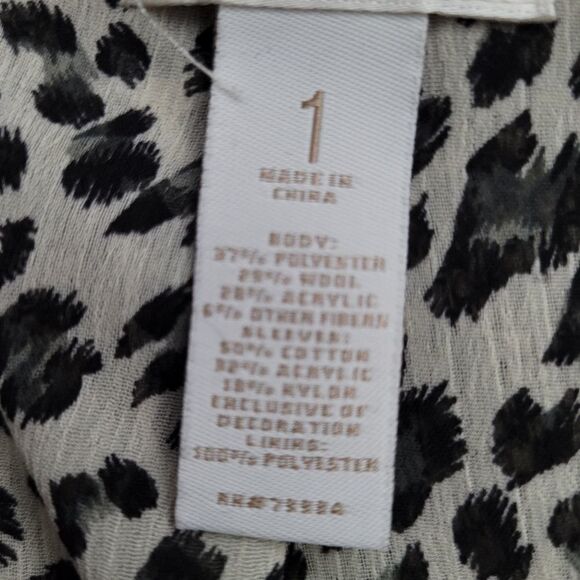 𝅺Chicos leapord open front jacket‎ - Picture 5 of 5